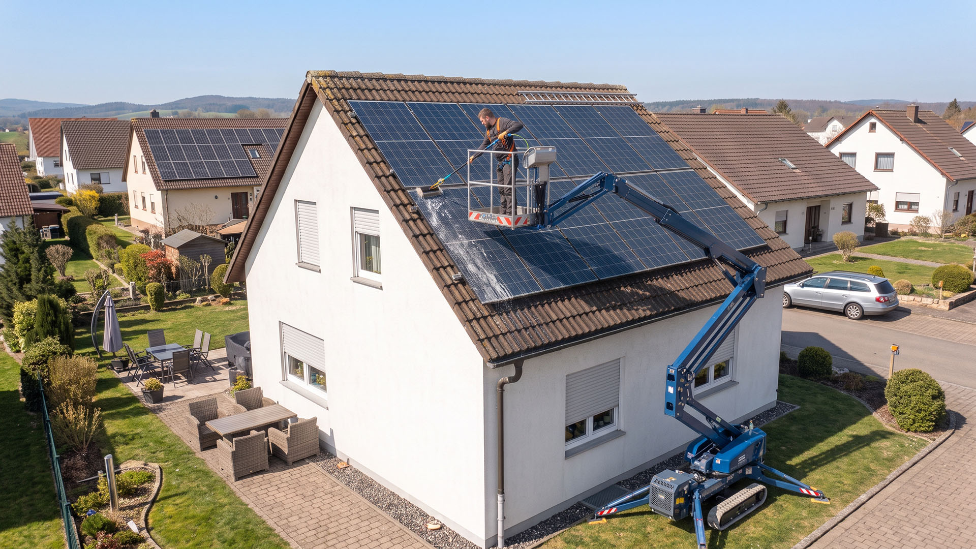 Photovoltaikanlagen Reinigung und Nano Versiegelung